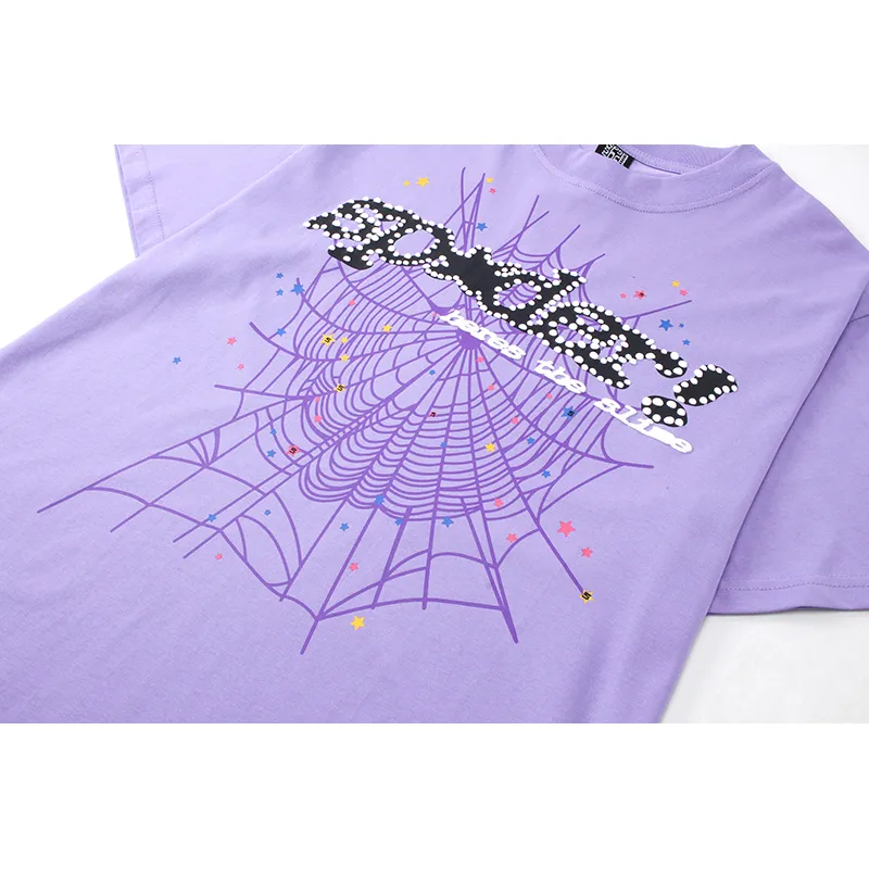 Sp5der T-Shirt 69625 Purple