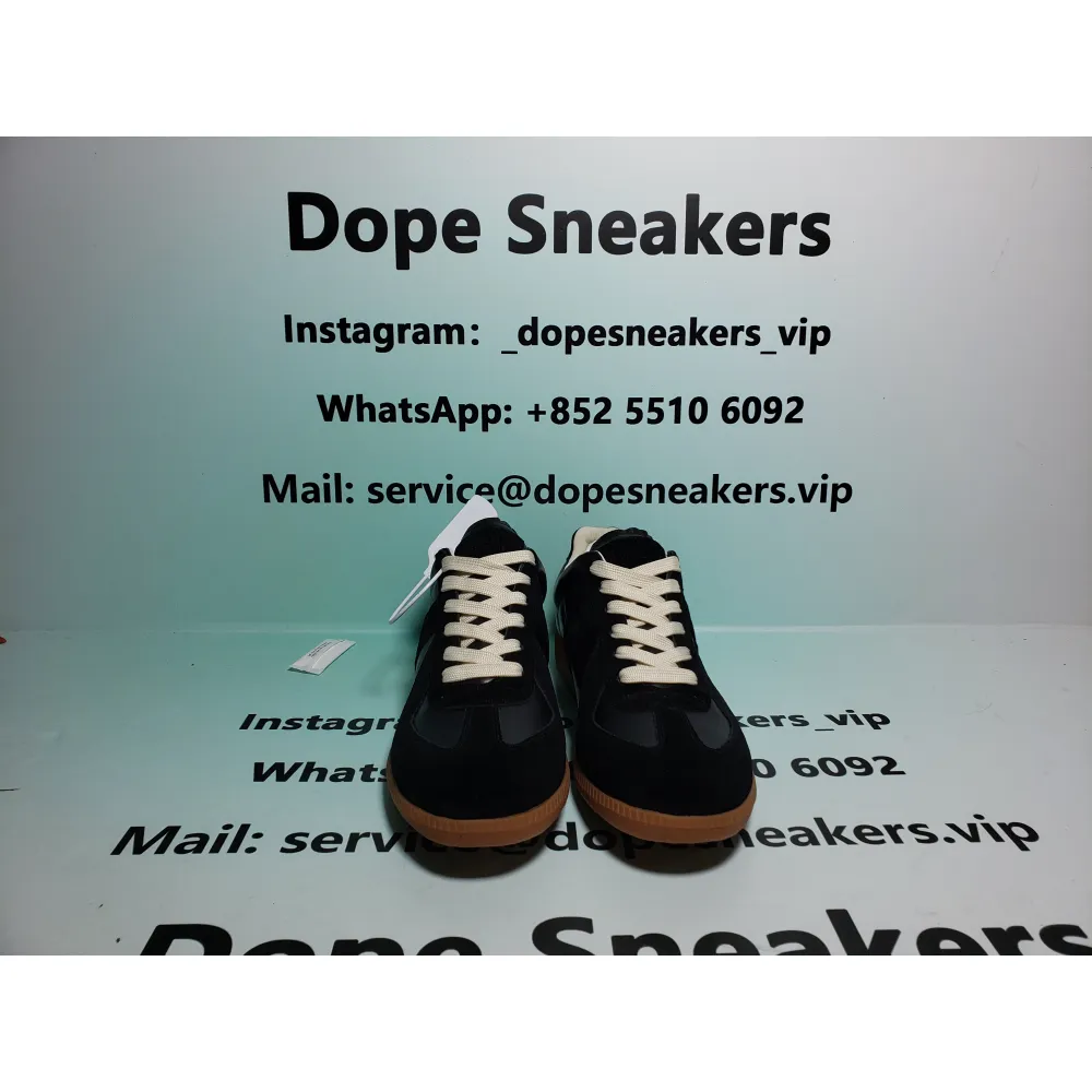  Maison Margiela Replica low-top leather sneakers Black S57WS0236P1895
