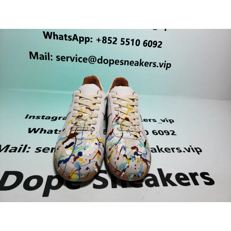 Maison Margiela White Paint Replica Sneakers POIZON240805818