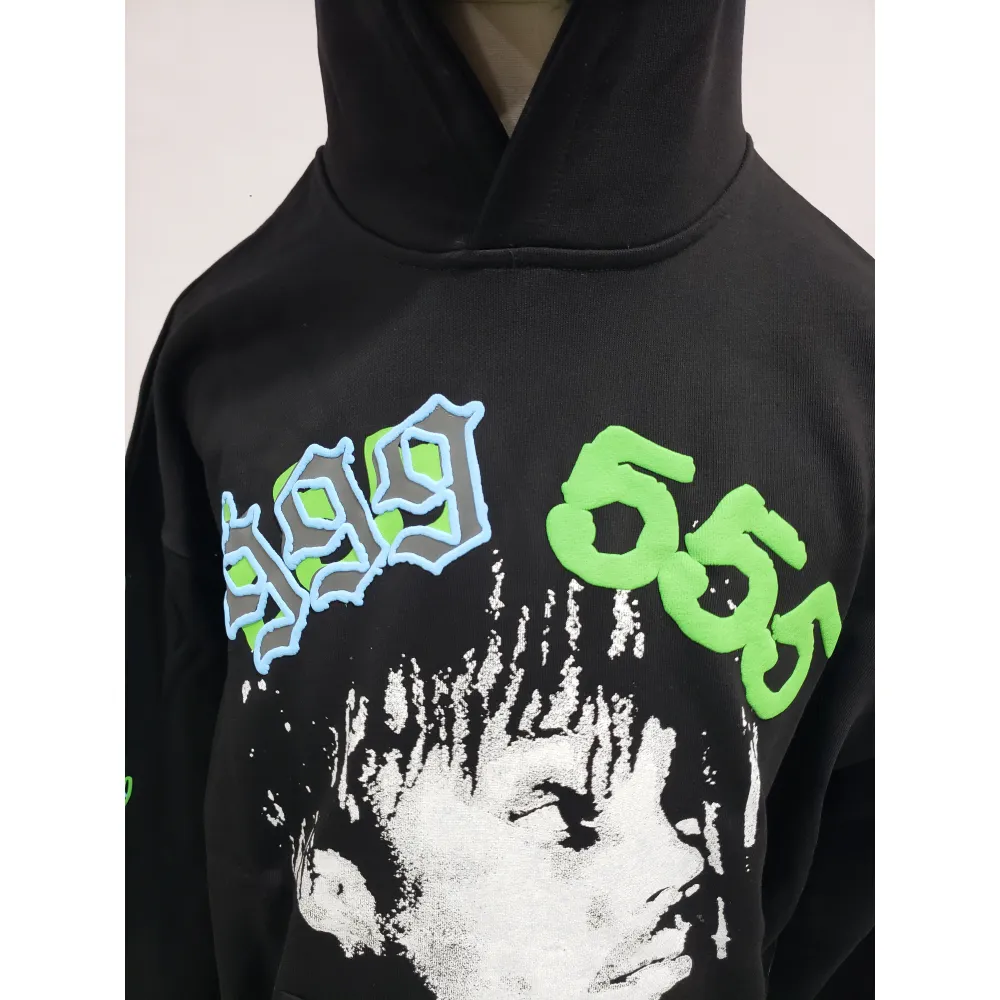 Sp5der Hoodie Black