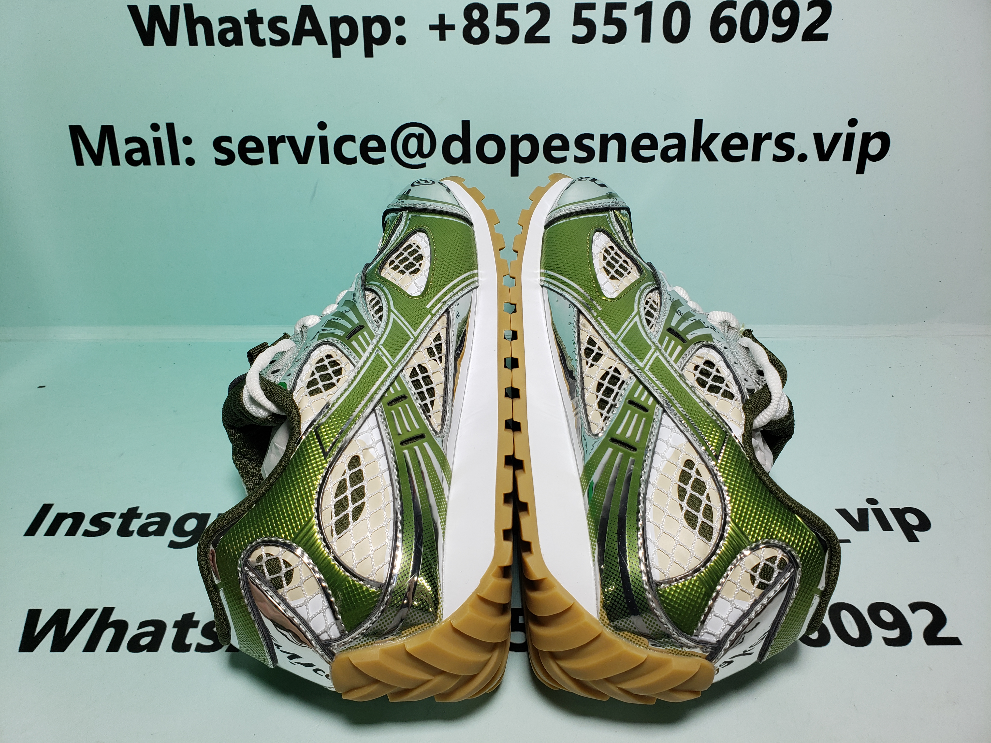 Bottega Veneta Orbit Brown Green 755915V2X402848