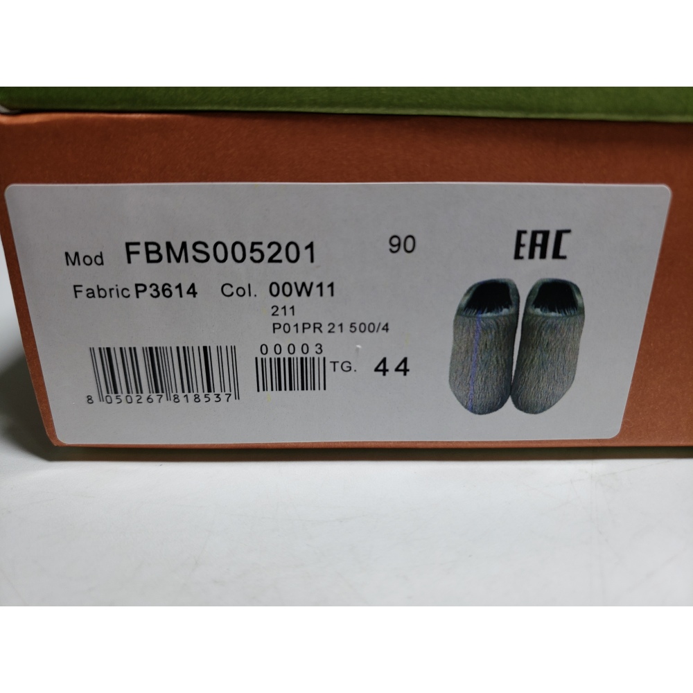 Marni Long-hair Calfskin Fussbett Sabot Grey SBMR000600P412200N15