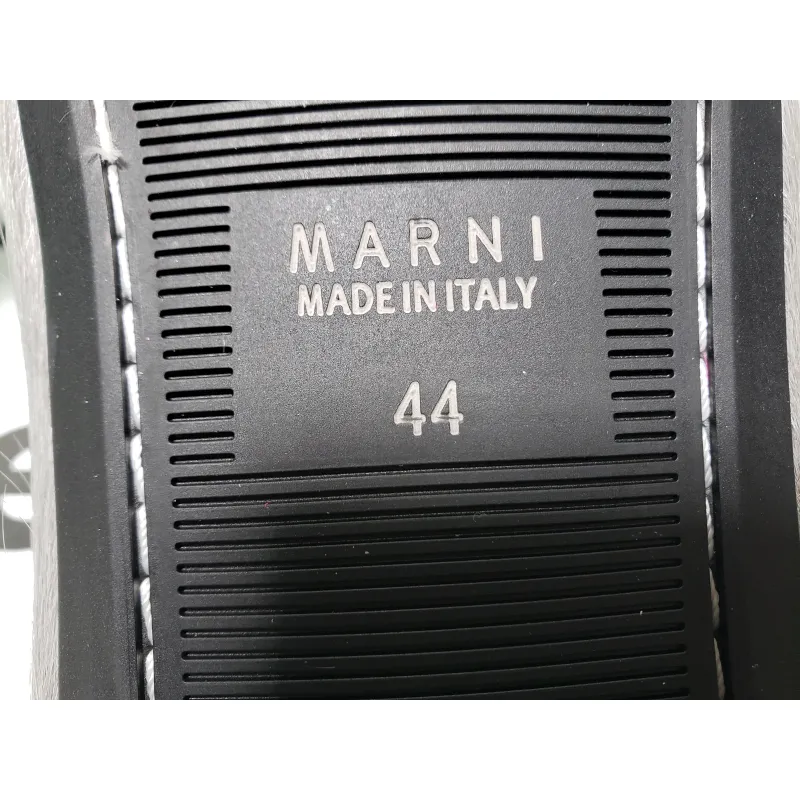 Marni Long-hair Calfskin Fussbett Sabot Grey SBMR000600P412200N15