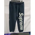 Supreme Satin Applique Sweatpant Navy Blue