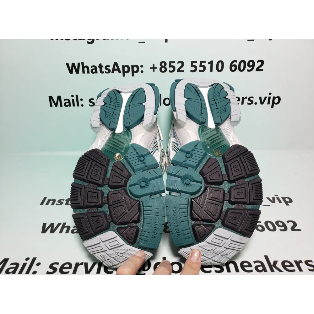 Balenciaga Runner WMNS White Green  772767W3RMU9034