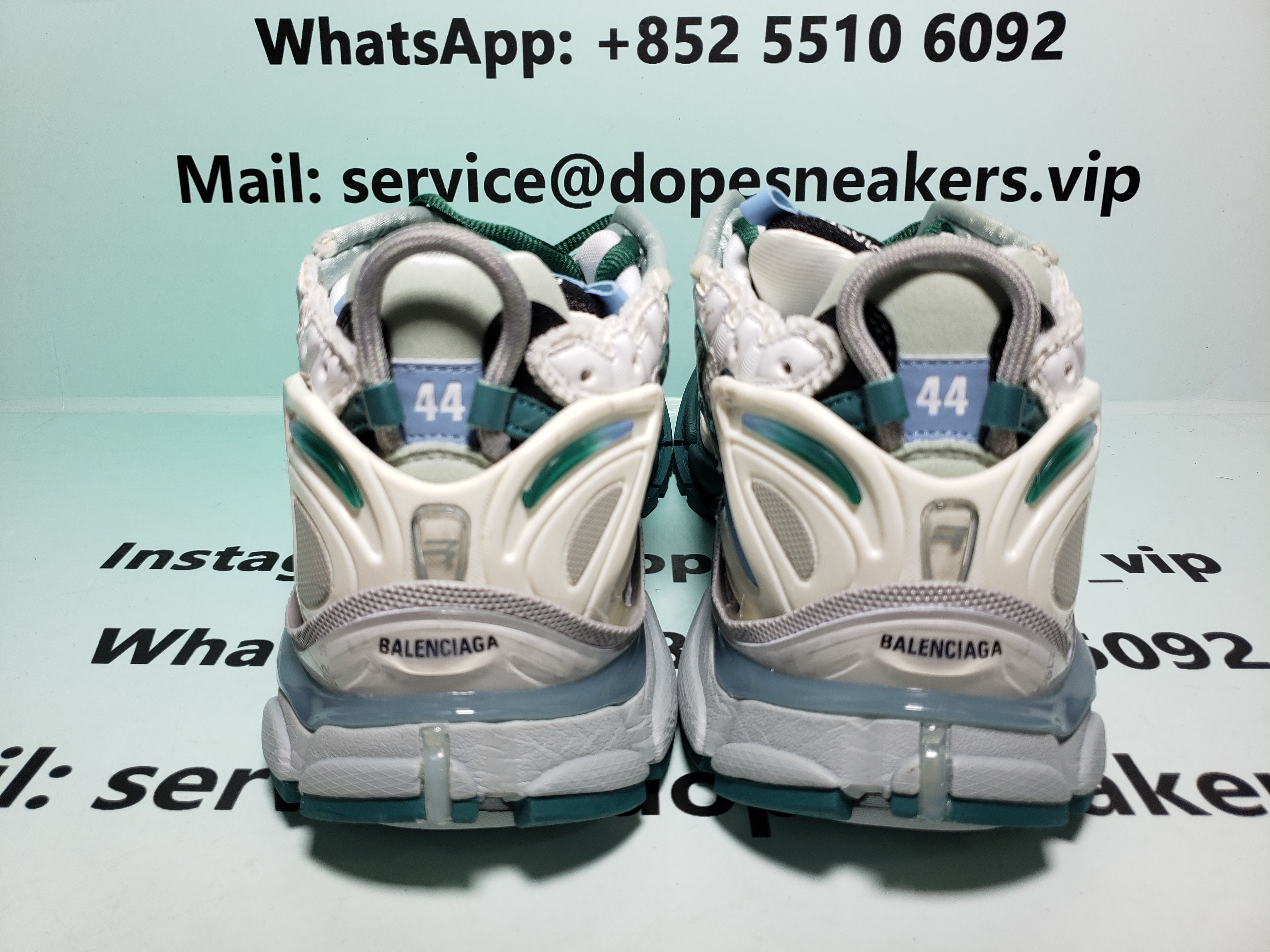 Balenciaga Runner WMNS White Green 772767W3RMU9034