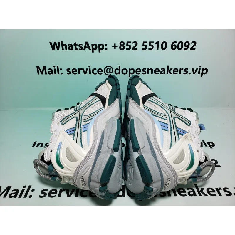 Balenciaga Runner WMNS White Green  772767W3RMU9034