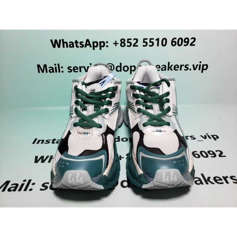 Balenciaga Runner WMNS White Green  772767W3RMU9034