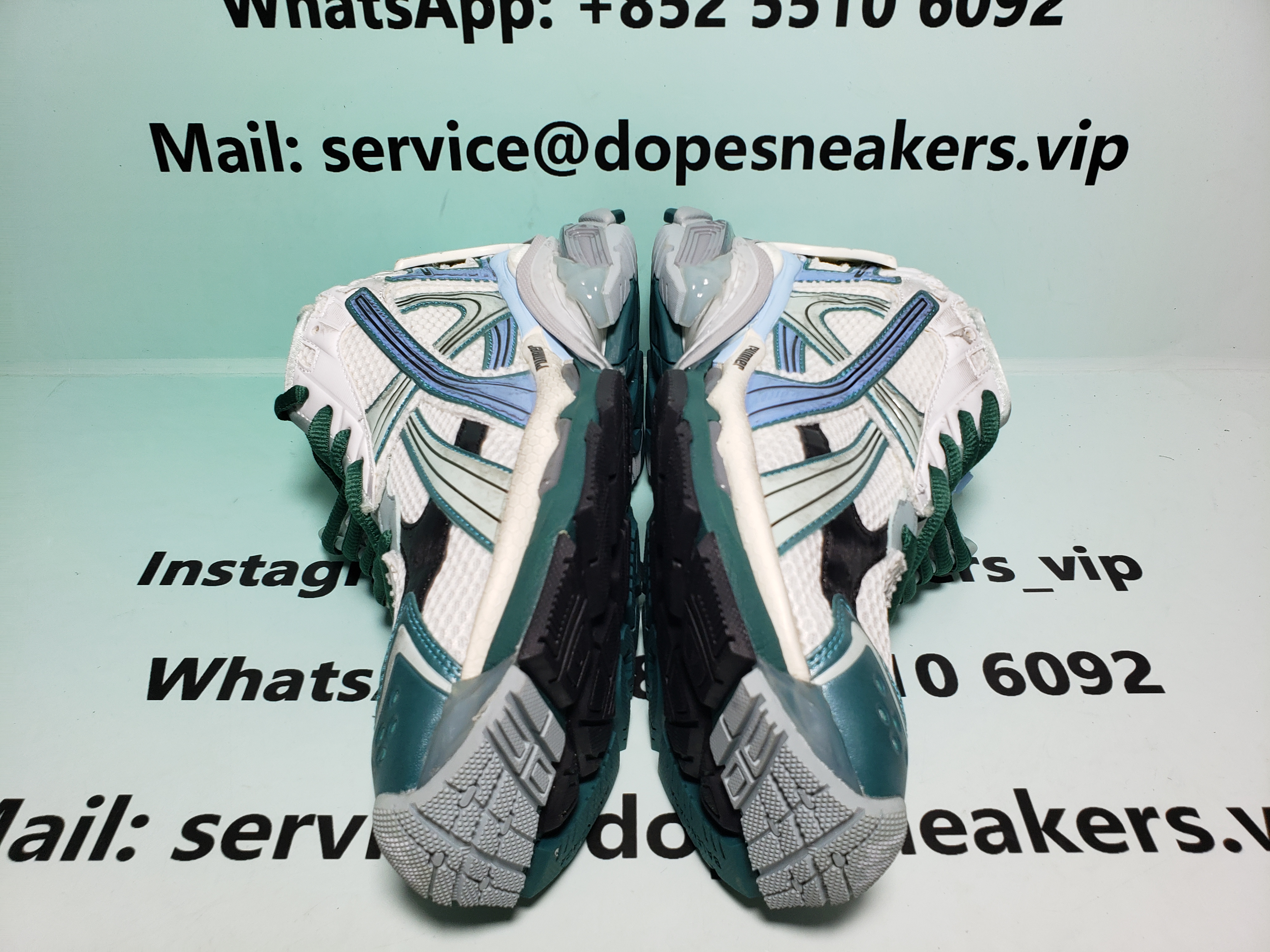 Balenciaga Runner WMNS White Green 772767W3RMU9034