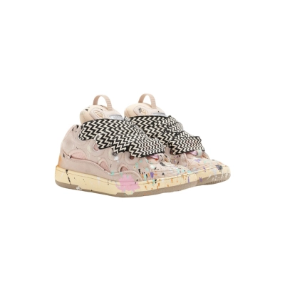 Gallery Dept. x Lanvin Wmns Curb Light Sneakers 'Paint Drip - Pale Pink' FW-SKDK02-DRGD-P22B5S0 02