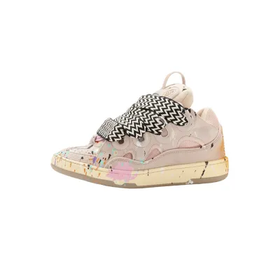 Gallery Dept. x Lanvin Wmns Curb Light Sneakers 'Paint Drip - Pale Pink' FW-SKDK02-DRGD-P22B5S0 01