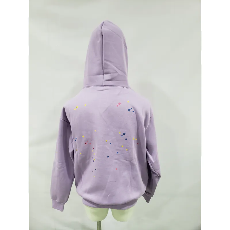 Sp5der Hoodie Purple
