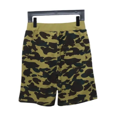 BAPE Camouflage Shark Mouth Shorts Green 02