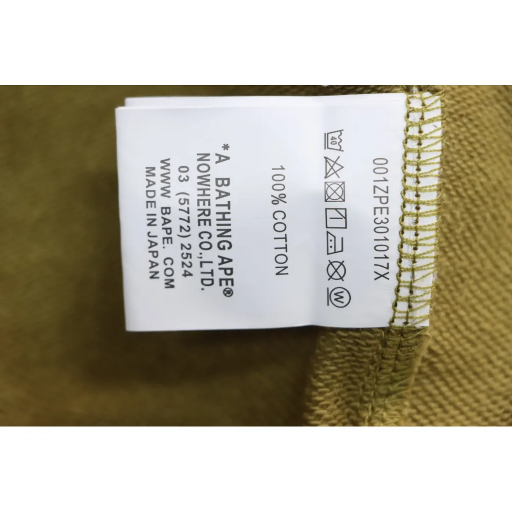 BAPE Camouflage Shark Mouth Shorts Green