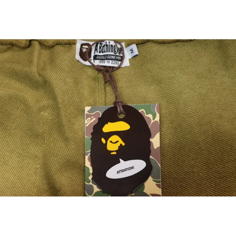 BAPE Camouflage Shark Mouth Shorts Green