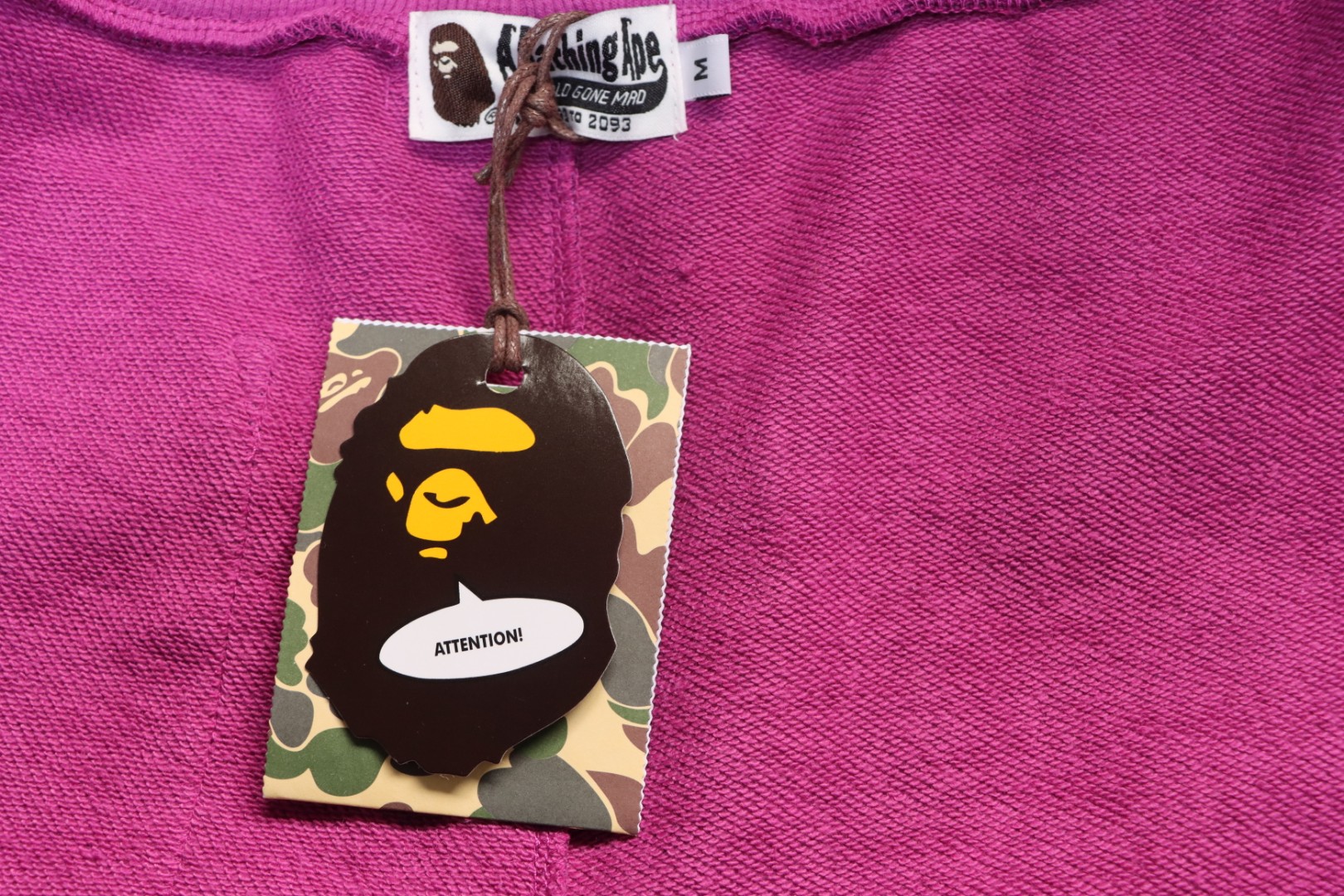 BAPE Camouflage Shark Mouth Shorts Purple