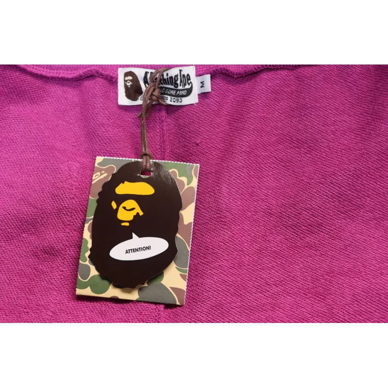 BAPE Camouflage Shark Mouth Shorts Purple