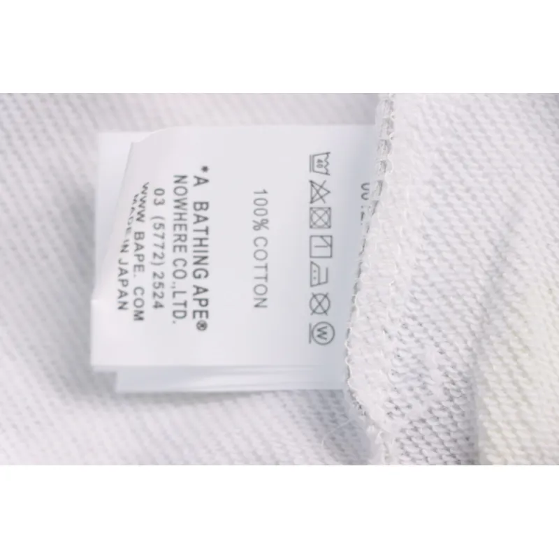 BAPE Classic Camouflage Shorts White