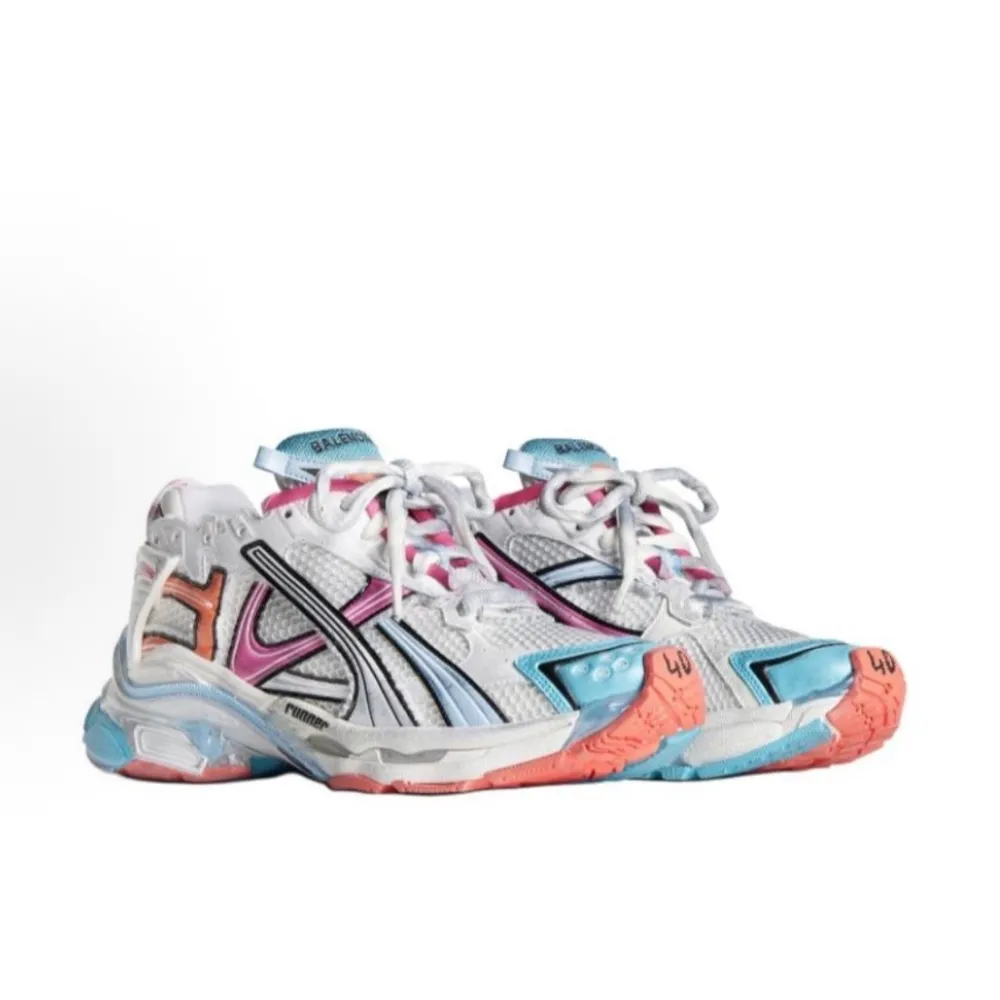 Balenciga Runner Blue White 772767W3RMU9458