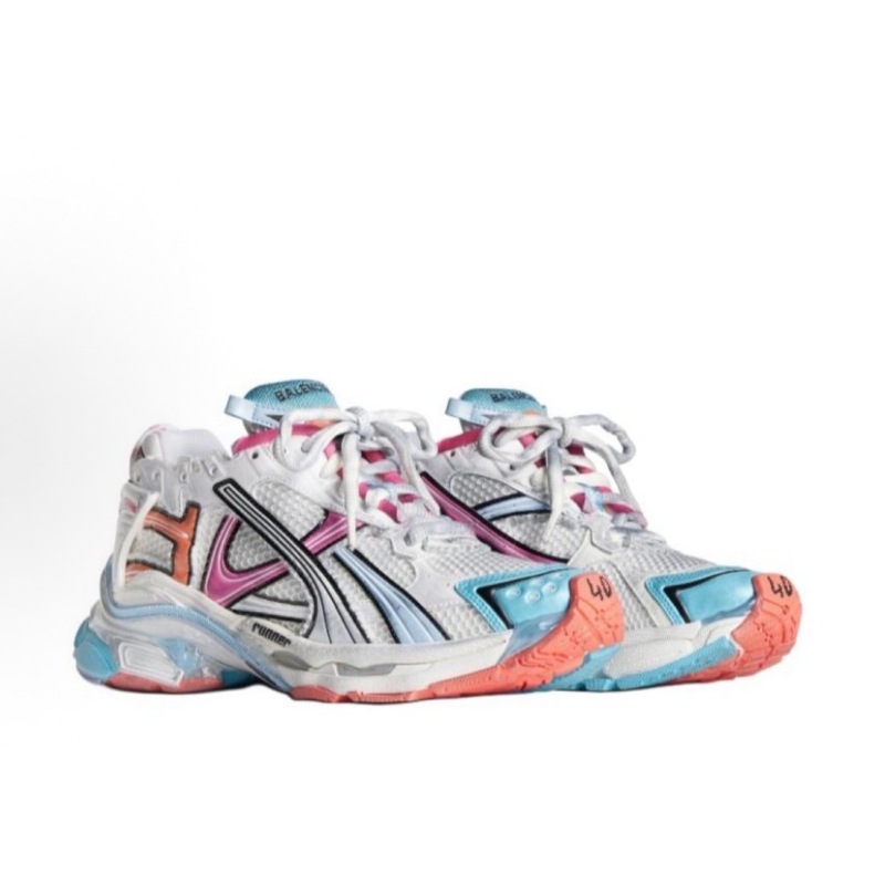 Balenciga Runner Blue White 772767W3RMU9458