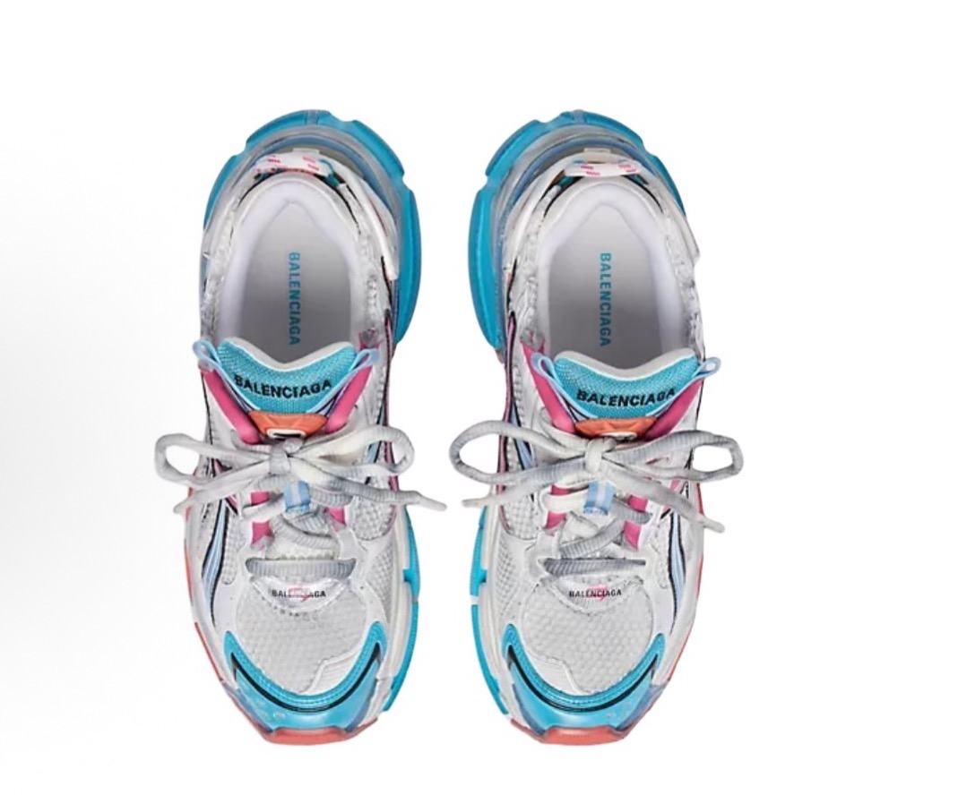 Balenciga Runner Blue White 772767W3RMU9458