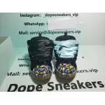  Lanvin Leather Curb Gallery Dept. Black Multi  FW-SKDK02-DRGD-P2210S1