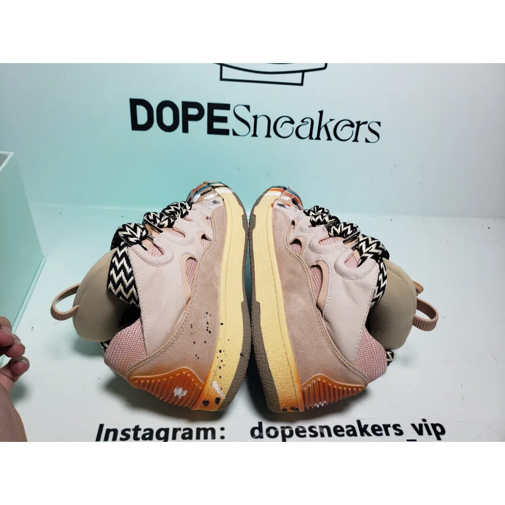 Gallery Dept. x Lanvin Wmns Curb Light Sneakers 'Paint Drip - Pale Pink' FW-SKDK02-DRGD-P22B5S0