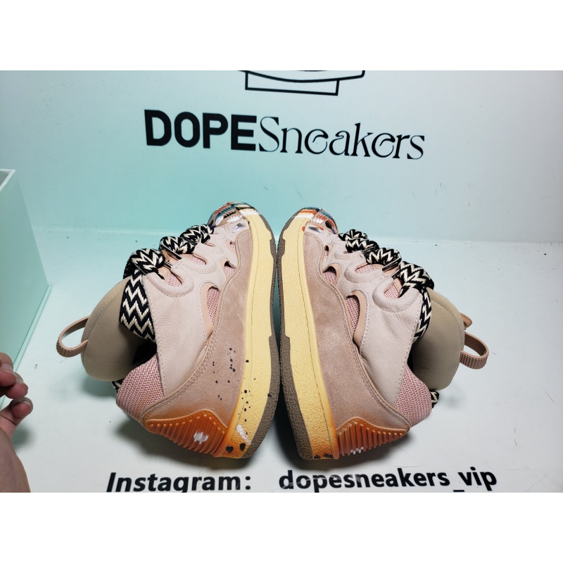 Gallery Dept. x Lanvin Wmns Curb Light Sneakers 'Paint Drip - Pale Pink' FW-SKDK02-DRGD-P22B5S0
