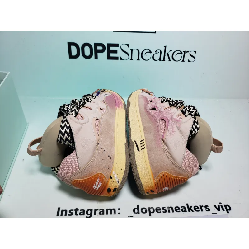 Gallery Dept. x Lanvin Wmns Curb Light Sneakers 'Paint Drip - Pale Pink' FW-SKDK02-DRGD-P22B5S0