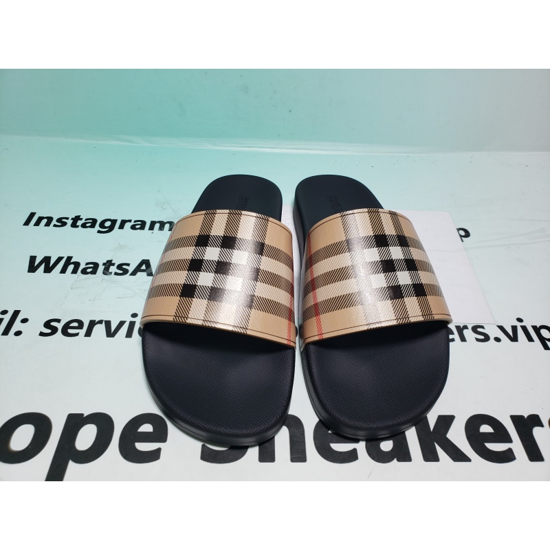 Burberry Slides Archive Beige