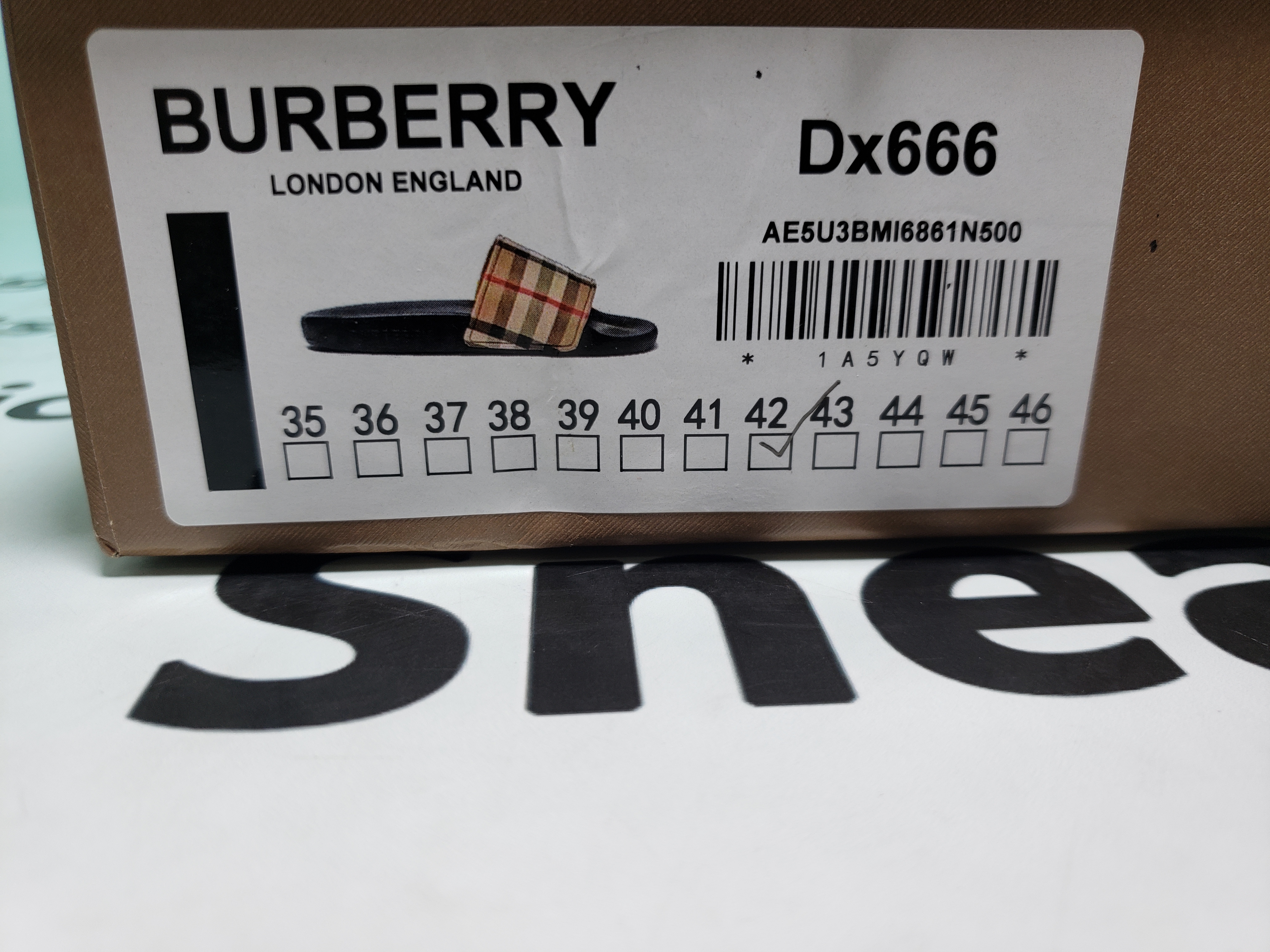 Burberry Slides Archive Beige