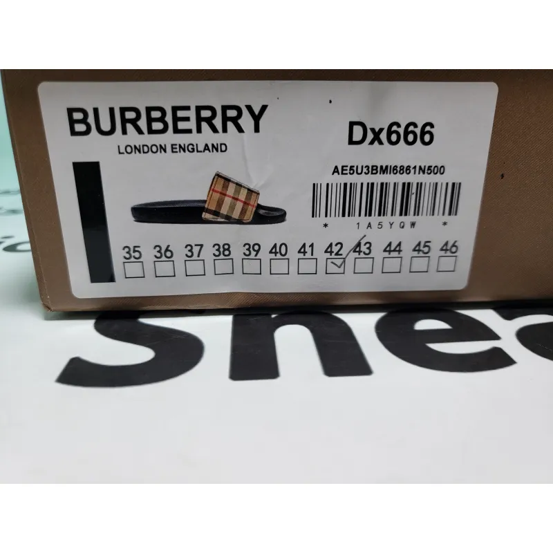 Burberry Slides Archive Beige