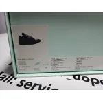 Lanvin Leather Curb Triple Black Sliver