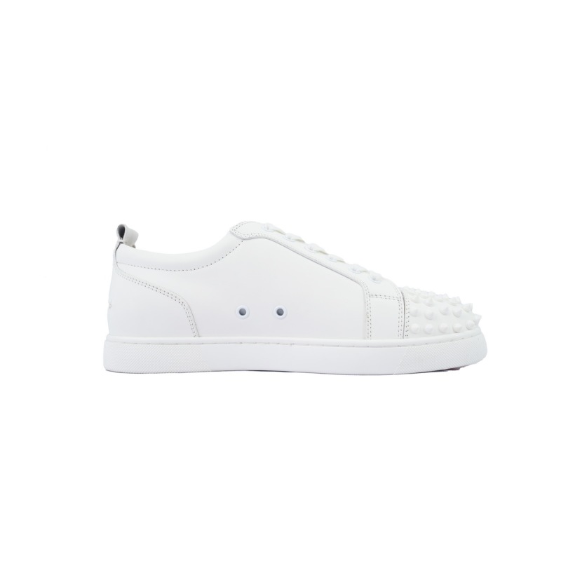Christian Louboutin Louis Junior Spikes  White 11305733047