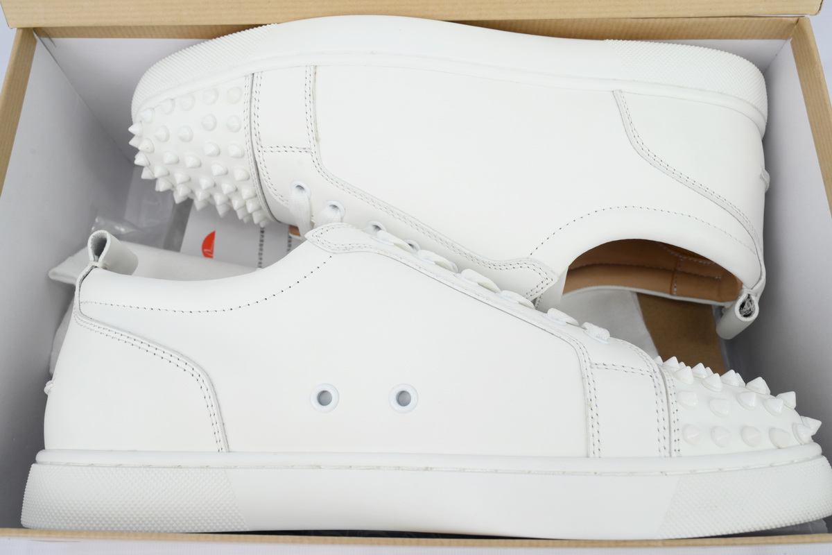 Christian Louboutin Louis Junior Spikes White 11305733047