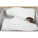 Christian Louboutin Louis Junior Spikes  White 11305733047