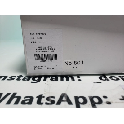 MIHARA YASUHIRO OG Sole Black White NO.801 02