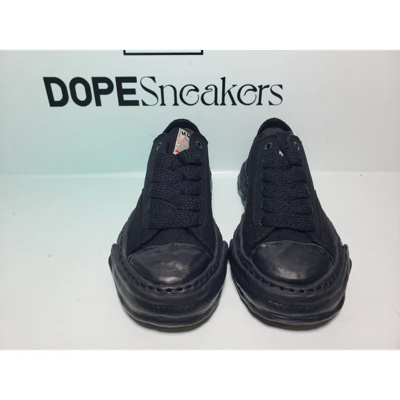 Mihara Yasuhiro Peterson OG Sole Canvas Low Black  NO.803 A01FW702-BLKBLK