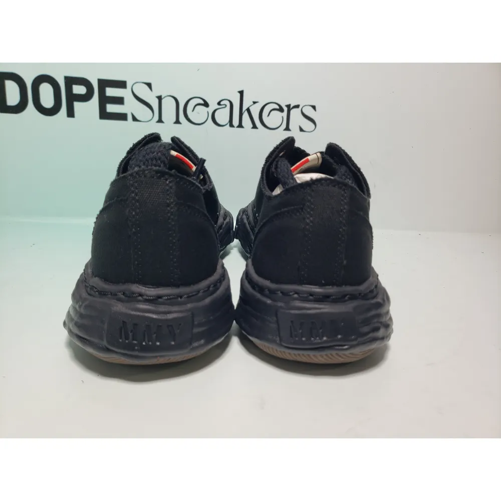 Mihara Yasuhiro Peterson OG Sole Canvas Low Black  NO.803 A01FW702-BLKBLK