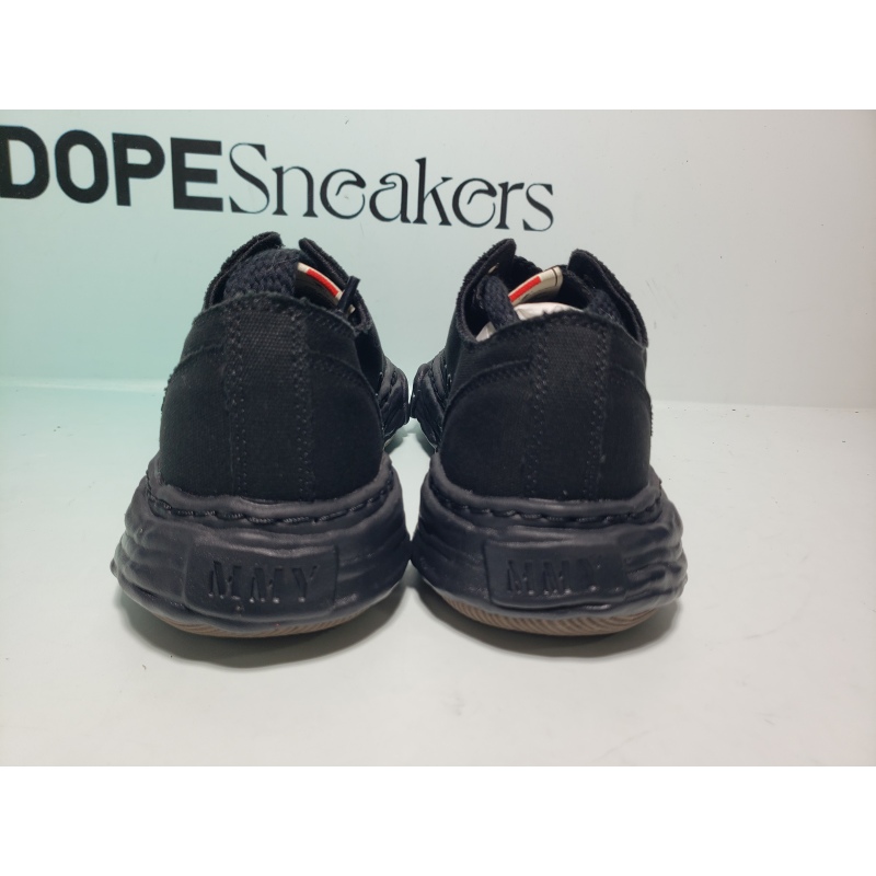 Mihara Yasuhiro Peterson OG Sole Canvas Low Black  NO.803 A01FW702-BLKBLK