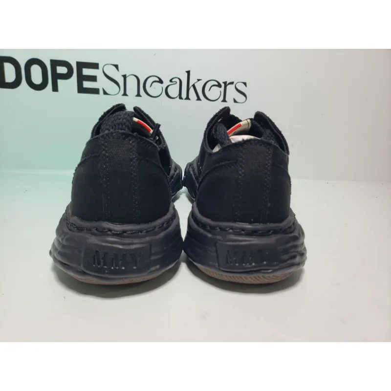 Mihara Yasuhiro Peterson OG Sole Canvas Low Black  NO.803 A01FW702-BLKBLK