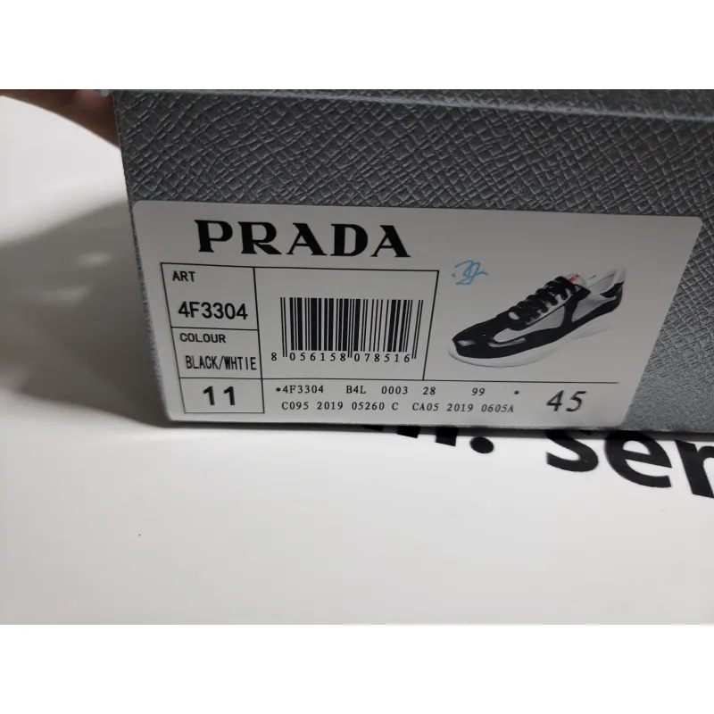 Prada America's Cup Black Gray