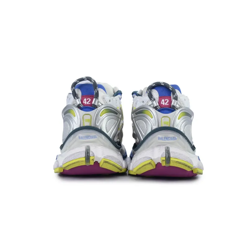  Balenciaga Runner Sneaker 'White Purple Blue' 772767 W3RMU 9547
