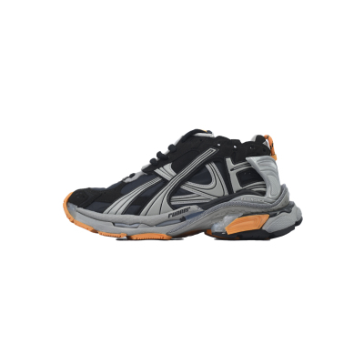 Balenciaga Runner 7Sneaker 'Black Fluo Orange'72774 W3RNY 1878 01