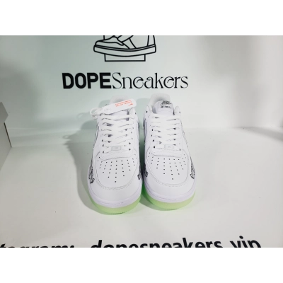 Nike Air Force 1 Low Skeleton Halloween (2018) BQ7541-100 02