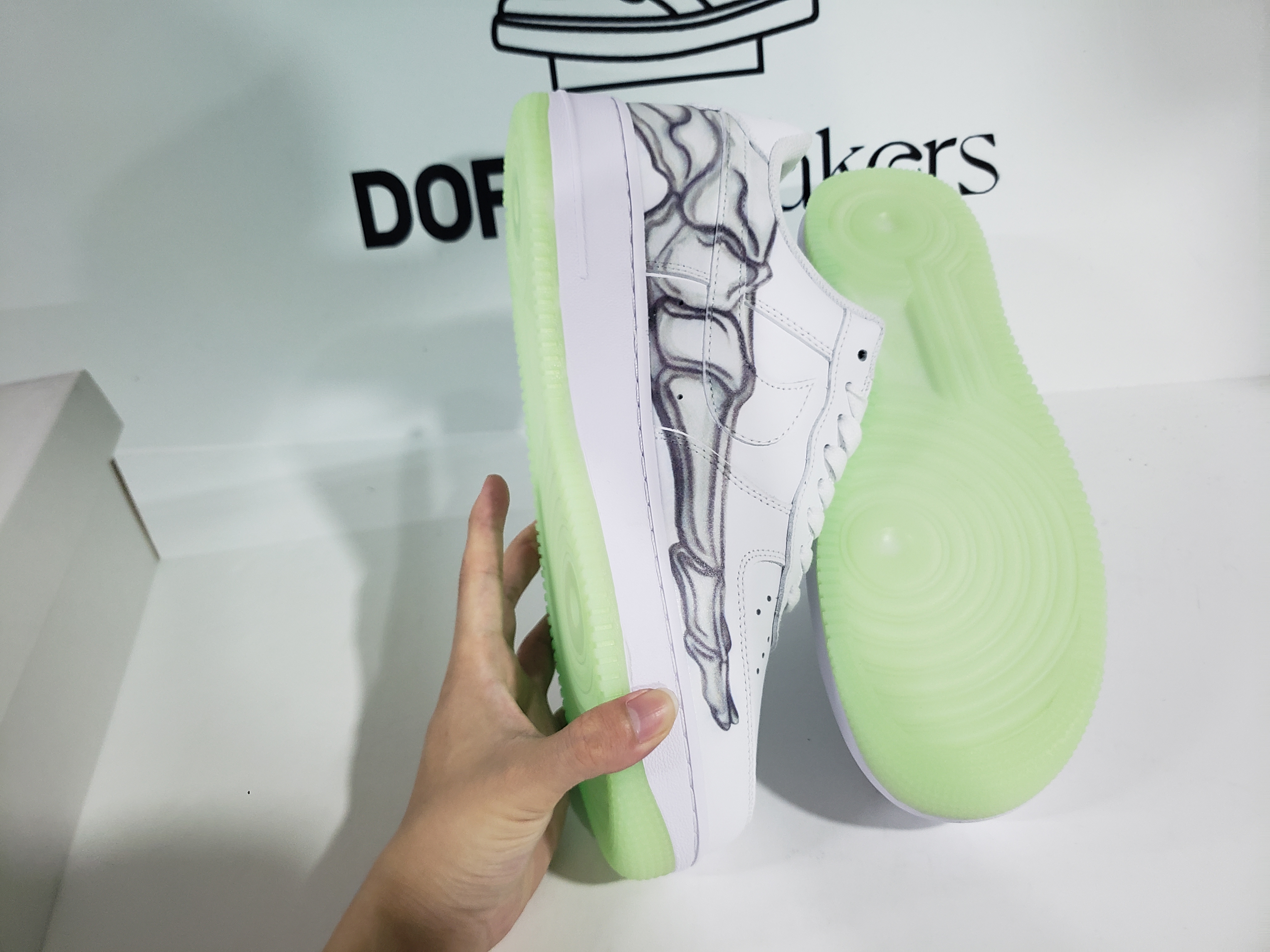 Nike Air Force 1 Low Skeleton Halloween (2018) BQ7541-100