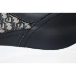 Dior B25 Runner Black Smooth Calfskin Oblique Jacquard 3SN299ZIR_H965