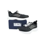 Dior B25 Runner Black Smooth Calfskin Oblique Jacquard 3SN299ZIR_H965