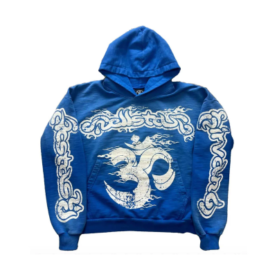 Hellstar  Yoga Hoodie Blue 01