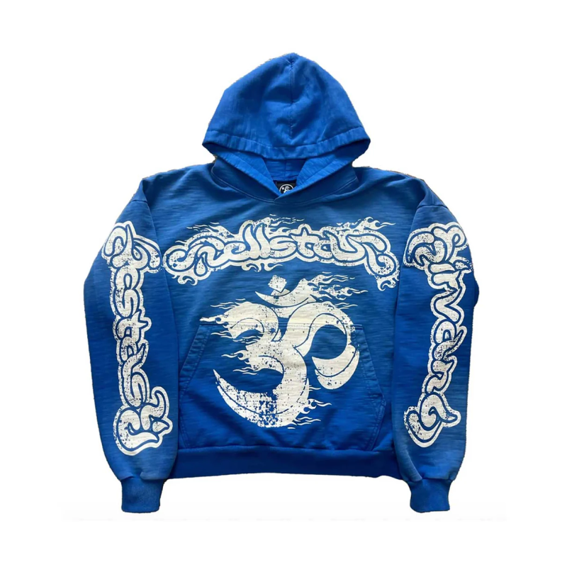 Hellstar  Yoga Hoodie Blue